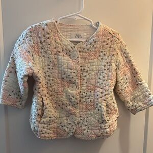 Zara Kids Floral Patchwork Jacket